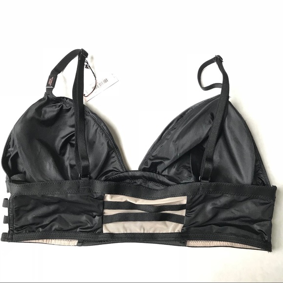 NEW Victoria’s Secret Black Satin Bralette - Picture 3 of 7